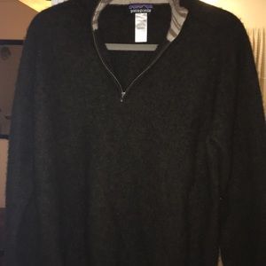 Men’s L Patagonia 100% cashmere 1/4 zip sweater